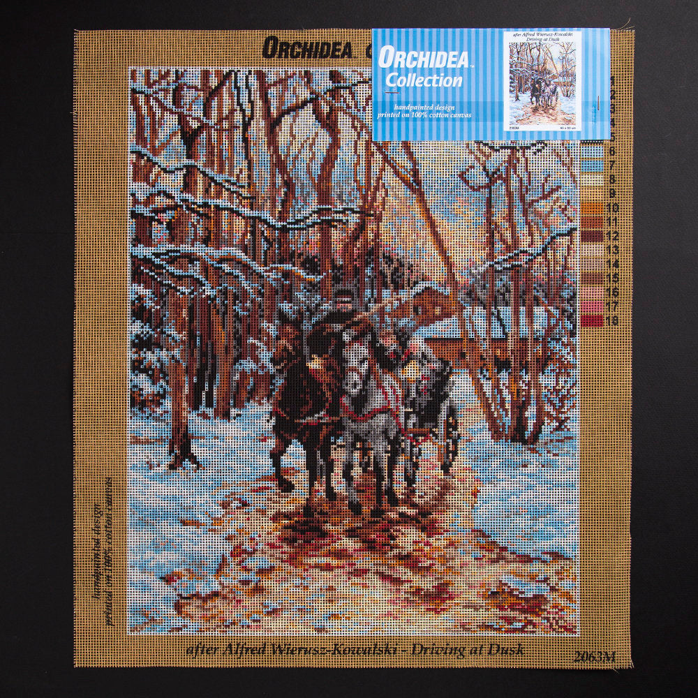 ORCHİDEA 40 x 50 cm Gece Sürüşü Baskılı Goblen 2063M